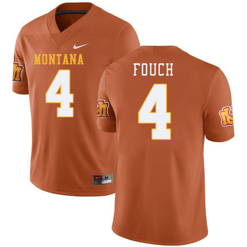 Montana Grizzlies #4 Nash Fouch College Football Jerseys Stitched Sale-Throwback